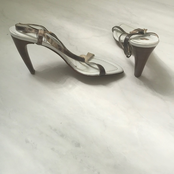 ‘Work in Progress’ heeled shoes - Picture 3 of 4